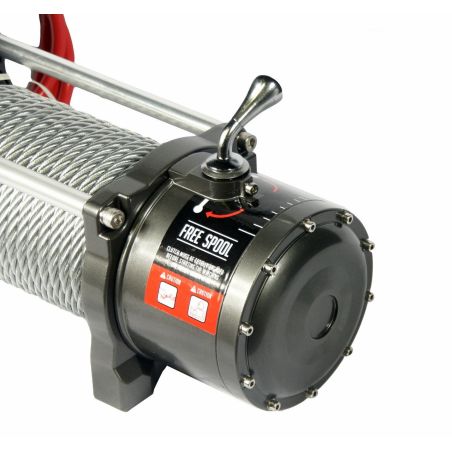 Лебедка электрическая 12 вольт POWERWINCH PW13000 (стальной трос) фото