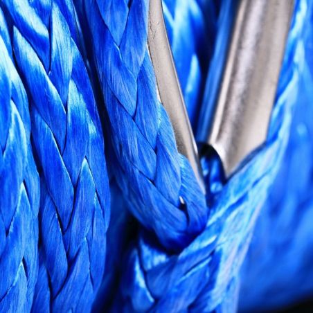 Лебедка электрическая 12 вольт POWERWINCH PW12000SR (синтетический трос) фото