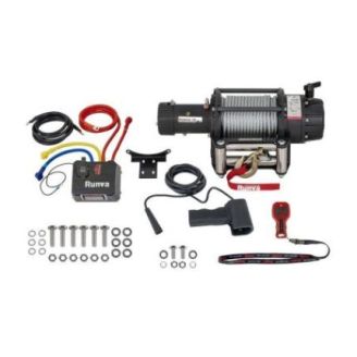 Вологозахищена лебідка 24V Runva EWB 18000lbs (Сталевий трос) фото