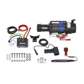 Вологозахищена лебідка 24V Runva EWB 18000lbs (Синтетичний трос) фото