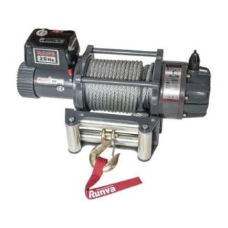 Вологозахищена лебідка 24V Runva EWB 20000lbs (Сталевий трос) фото