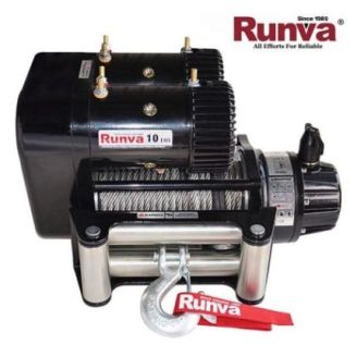 Лебідка 2-х моторна Runva EWS 10000 (Сталевий трос) фото
