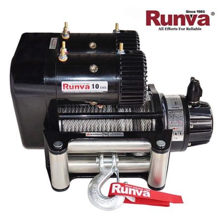 Лебедка 2-х моторная Runva EWS 10000 (Стальной трос) фото