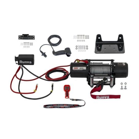 Лебедка Runva EWV 6000 для UTV и легких внедорожников (Стальной трос) фото