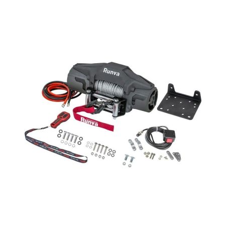 Лебедка Runva EWV 6000F для UTV и легких внедорожников (Стальной трос) фото