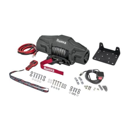 Лебедка Runva EWV 6000F для UTV и легких внедорожников (Синтетическийтрос) фото
