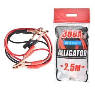 Провода-прикуриватели Alligator BC634, 300А, 2,5 м фото
