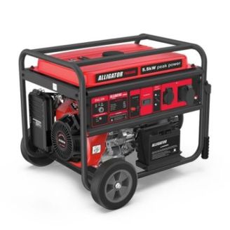 Генератор Alligator бензиновый 5,5кВт (ном 5,0кВт) с электростартером фото