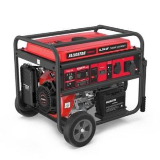 Генератор Alligator бензиновый 6,5кВт (ном 6,0кВт) с электростартером фото
