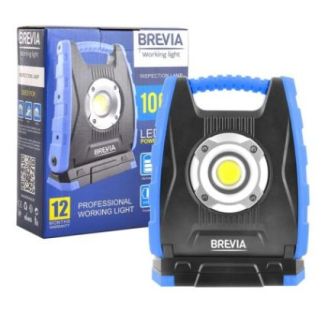 Профессиональный инспекционный LED-фонарь Brevia 10W COB 1000lm 4400mAh Power Bank, type-C фото