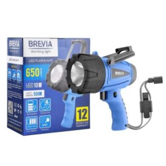 Фонарь LED инспекционный Brevia 500М 10W LED 650lm 4400mAh+microUSB фото