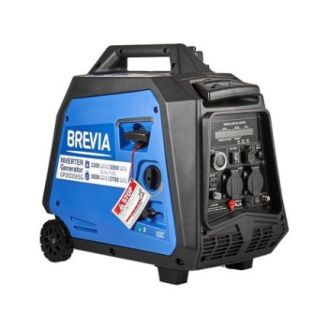 Генератор Brevia инверторный газобензиновый 3,3кВт DUAL FUEL (ном 3,0кВт) с электростартером фото