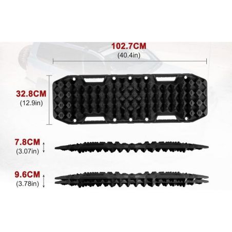 Сенд траки пластикові BUNKER INDUST RTK7 (з майданчиком під рейковий домкрат) фото