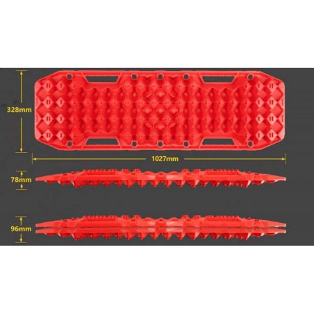 Сенд траки пластикові BUNKER INDUST RTK7 (з майданчиком під рейковий домкрат) фото