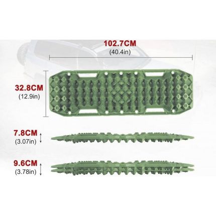 Сенд траки пластикові BUNKER INDUST RTK7 (з майданчиком під рейковий домкрат) фото