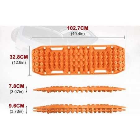 Сенд траки пластикові BUNKER INDUST RTK7 (з майданчиком під рейковий домкрат) фото