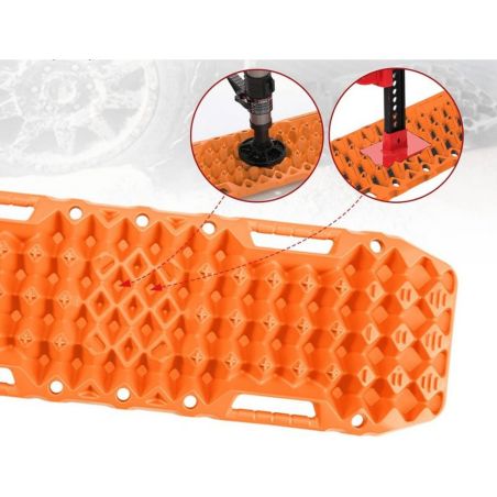 Сенд траки пластикові BUNKER INDUST RTK7 (з майданчиком під рейковий домкрат) фото