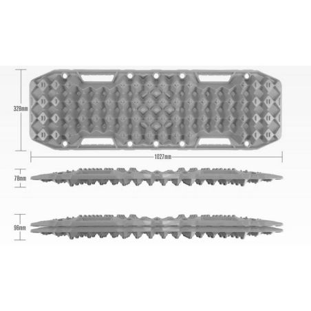 Сенд траки пластикові BUNKER INDUST RTK7 (з майданчиком під рейковий домкрат) фото