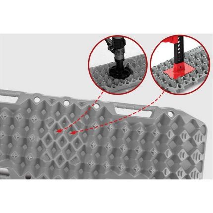 Сенд траки пластикові BUNKER INDUST RTK7 (з майданчиком під рейковий домкрат) фото