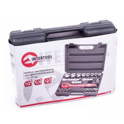 Профессиональный набор инструментов для авто Intertool ET-6021 21 ед. фото