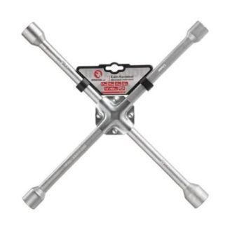 Ключ балонний хрестовий укріплений 16"*406мм, 16мм, 17, 19, 21, 22мм INTERTOOL HT-1597 фото