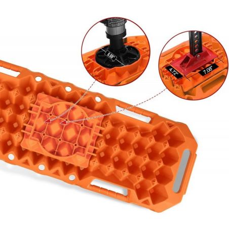 Сенд траки пластикові BUNKER INDUST RTK9 (посилені, з майданчиком під рейковий домкрат) фото