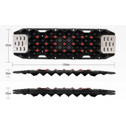 Сенд траки пластикові BUNKER INDUST RTK11 (посилені, з майданчиком під рейковий домкрат) фото