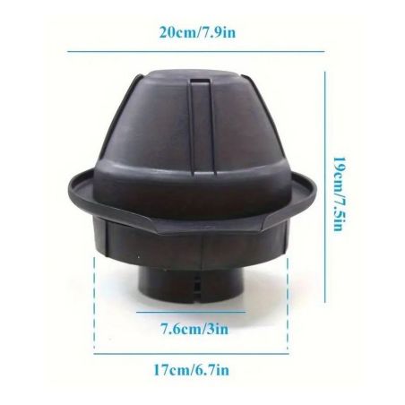 Насадка на шноркель "Циклон" 77 мм (грибовидная) фото