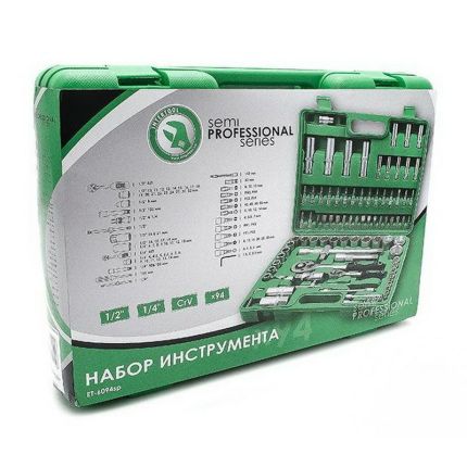 Напівпрофесійний набір інструментів для авто Intertool ET-6094SP 94 од. фото