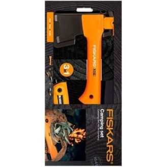 Подарочный набор Fiskars (топор X5 121123 + пила + точилка ) 1057912 фото