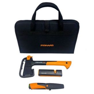 Подарочный набор Fiskars (Топор 1015618+точило 1000601+нож 1023619) 2021271 фото