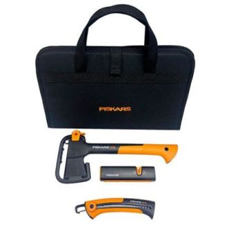 Подарочный набор Fiskars (Топор 1015618+точило 1000601+пила 1000613) 2021272 фото