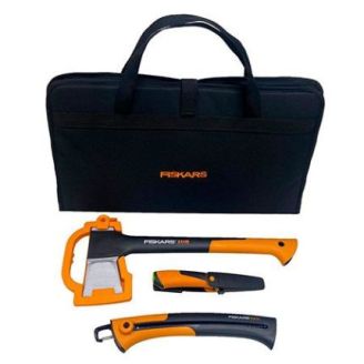 Подарочный набор Fiskars (Топор 1015640+нож 1023619+пила 1000614) 2021283 фото