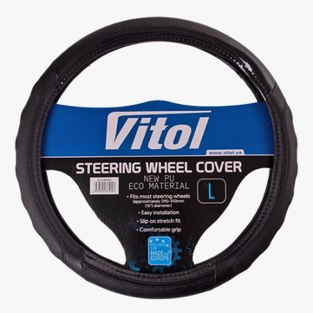 Чехол руля VLCU-1409009 L черн/БО фото