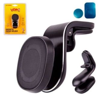 Держатель мобильного телефона VOIN UHV-2690BK магнитный на дефлектор фото