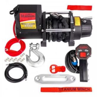 Лебідка для позашляховика Titanium Colorado 8000 (Синтетичний трос) фото