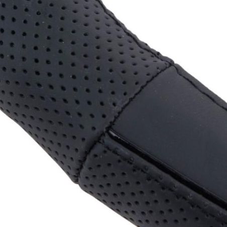 Чехол руля VLOD-L281 BK M черн/БО/перф/кожа фото