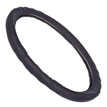 Чехол руля B 017 XXL черн/БО/кожа фото