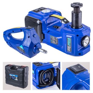 Набір 3 в 1 - Vitol HF045 (домкрат електрогідравлічний + компресор + гайковерт) фото