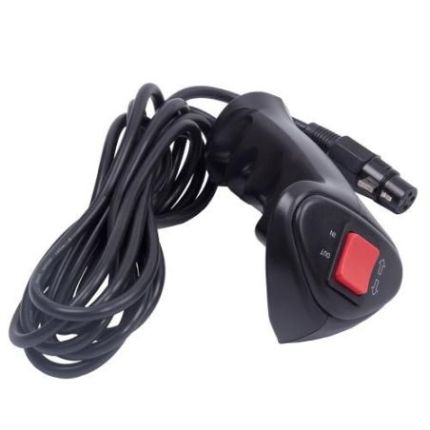 Лебедка электрическая 12 вольт ZHME PS 9500 LBS (стальной трос) фото