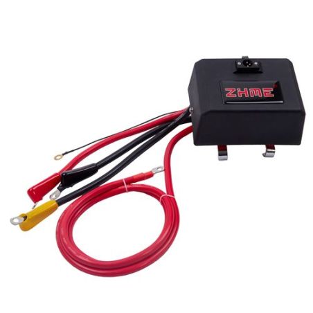 Лебедка электрическая 12 вольт ZHME PS 12000 LBS (стальной трос) фото