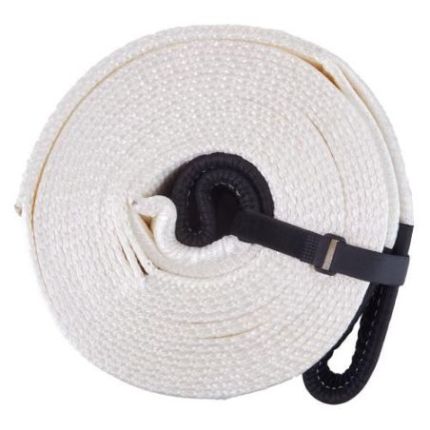 Трос буксировочный (динамическая стропа) для внедорожника, 15 тонн 9 метров с петлями ZHME VT62678 фото