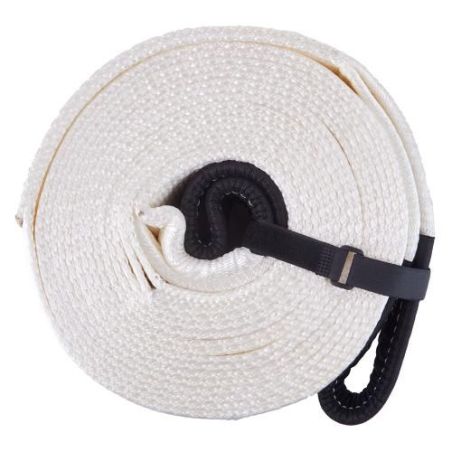 Трос буксировочный (динамическая стропа) для внедорожника, 15 тонн 9 метров с петлями ZHME VT62678 фото