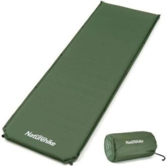 Матрас самонадувающийся 5 см Naturehike NH20DZ003, темно-зеленый фото