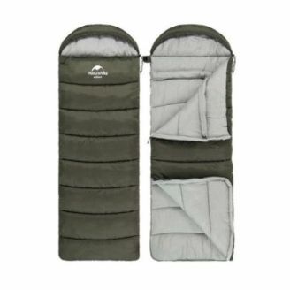 Спальник с капюшоном Naturehike U350 NH20MSD07, (1°C), правый, зеленый фото