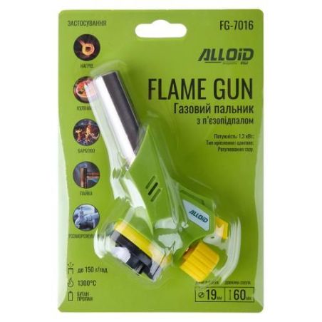 Горелка на газовый баллон ALLOID FG-7016 фото