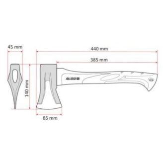 Колун для дров ручной ALLOID SW-191000 фото 2