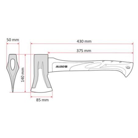 Колун для дров ручной ALLOID SF-201000 фото