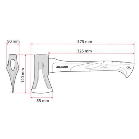 Колун для дров ручной ALLOID PRO SF-70151000 фото