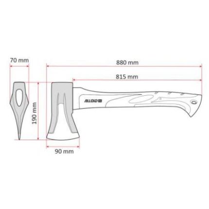 Колун для дров ручной ALLOID PRO SF-70152000 фото
